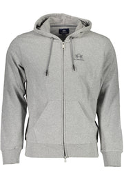 LA MARTINA SWEATSHIRT WITH ZIP MAN GRAY-Felpe-LA MARTINA-GREY-M-Urbanheer