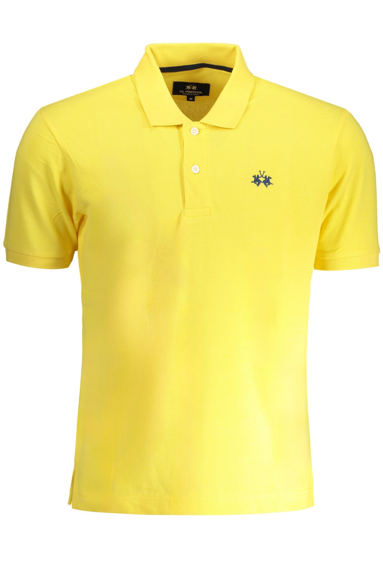 LA MARTINA YELLOW MEN'S SHORT SLEEVED POLO SHIRT-Polo-LA MARTINA-YELLOW-S-Urbanheer