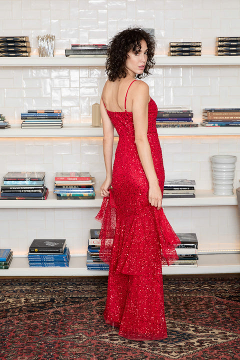 LAMBA-VESTIDOS LARGOS-Ceylan Bcn-RED-XS-Urbanheer