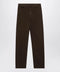 LEMAIRE Brown twill trousers