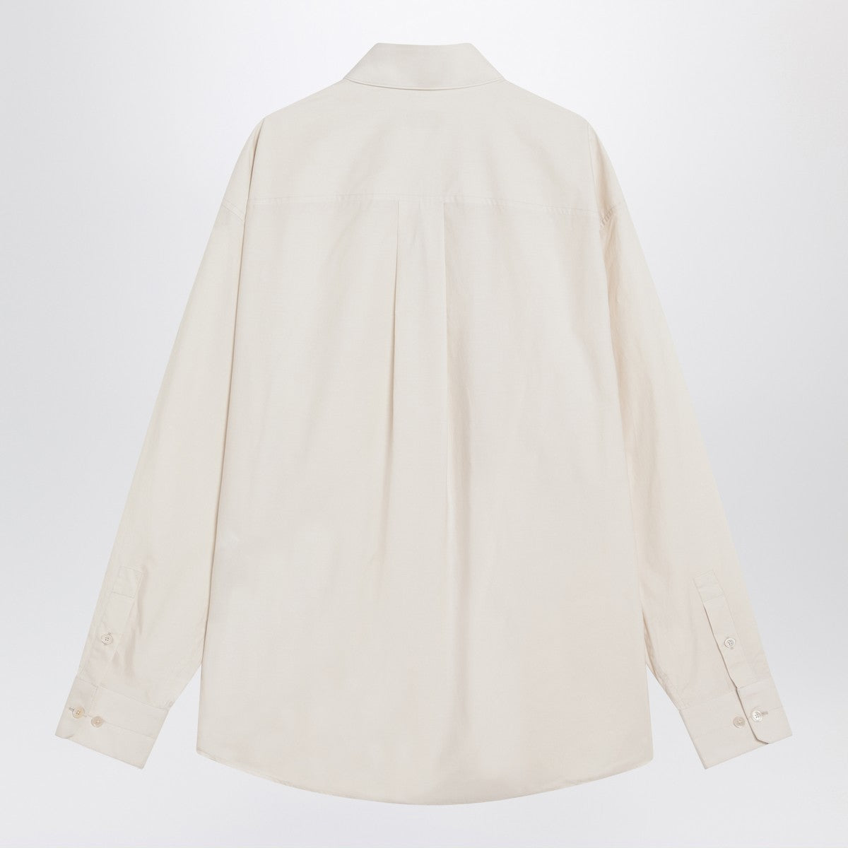 LEMAIRE Ivory cotton and silk shirt