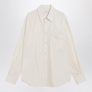 LEMAIRE Ivory cotton and silk shirt