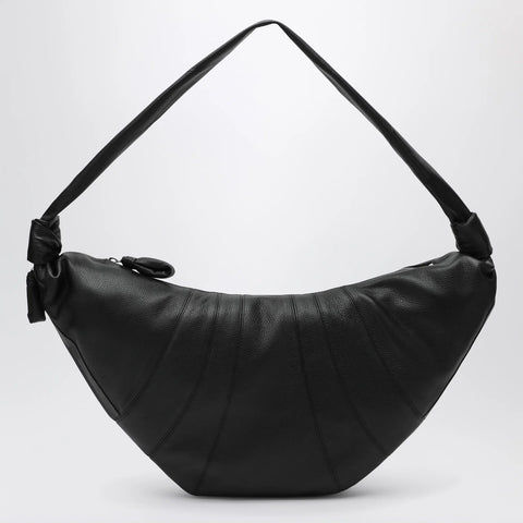 LEMAIRE Large black croissant bag
