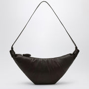 LEMAIRE Medium Croissant Bag in Brown Leather