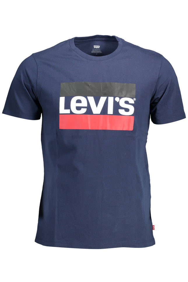 LEVI'S MEN'S BLUE SHORT SLEEVE T-SHIRT-T-Shirt-LEVI&#039;S-Urbanheer