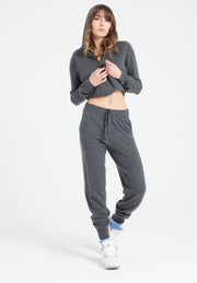 LILLY 11 Pantalon de survêtement en cachemire gris anthracite-pantalon femme-Studio Cashmere8-2XL-SC8-00222-gris anthracite-Urbanheer