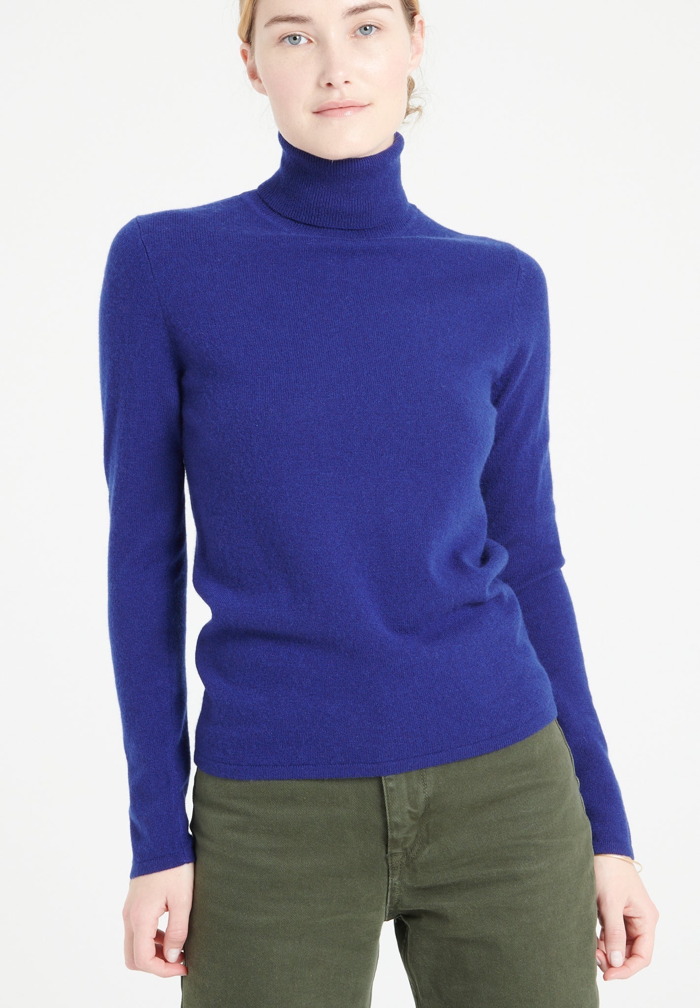LILLY 3 Pull col roulé en cachemire bleu nuit-col roulé femme-Studio Cashmere8-L-SC8-00160-bleu nuit-Urbanheer