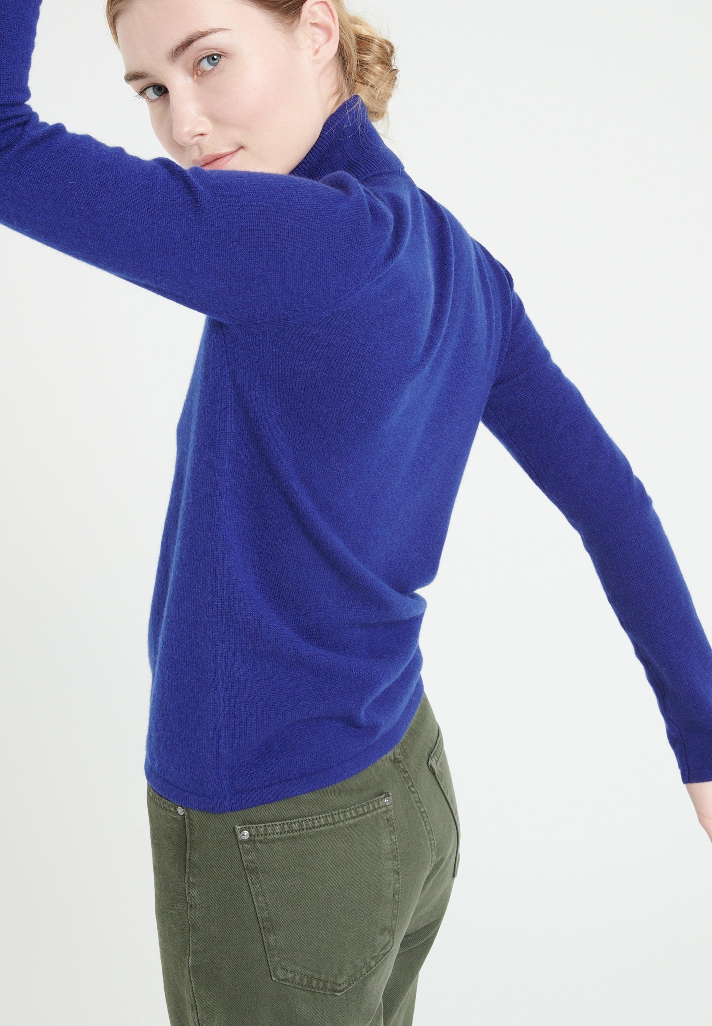 LILLY 3 Pull col roulé en cachemire bleu nuit-col roulé femme-Studio Cashmere8-L-SC8-00160-bleu nuit-Urbanheer