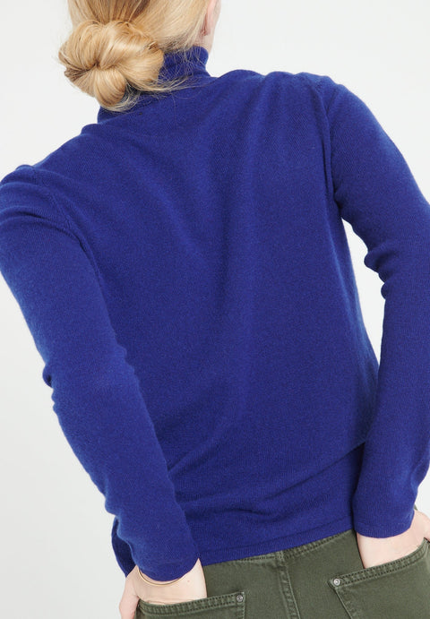 LILLY 3 Pull col roulé en cachemire bleu nuit-col roulé femme-Studio Cashmere8-L-SC8-00160-bleu nuit-Urbanheer