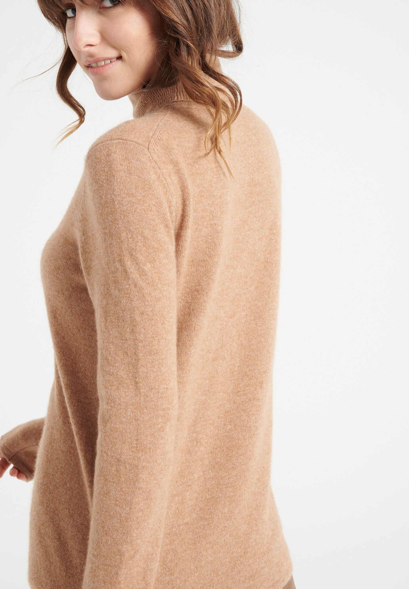 LILLY 3 Pull col roulé en cachemire camel-col roulé femme-Studio Cashmere8-2XL-SC8-00157-camel-Urbanheer