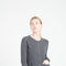 LILLY 4 Cardigan col rond en cachemire cintré gris anthracite-gilet cardigan col rond femme-Studio Cashmere8-L-SC8-00168-gris anthracite-Urbanheer