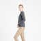 LILLY 4 Cardigan col rond en cachemire cintré gris anthracite-gilet cardigan col rond femme-Studio Cashmere8-L-SC8-00168-gris anthracite-Urbanheer