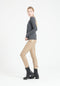 LILLY 4 Cardigan col rond en cachemire cintré gris anthracite-gilet cardigan col rond femme-Studio Cashmere8-L-SC8-00168-gris anthracite-Urbanheer