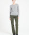 LILLY 4 Cardigan col rond en cachemire cintré gris clair-gilet cardigan col rond femme-Studio Cashmere8-S-SC8-00166-gris clair-Urbanheer