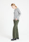 LILLY 4 Cardigan col rond en cachemire cintré gris clair-gilet cardigan col rond femme-Studio Cashmere8-S-SC8-00166-gris clair-Urbanheer