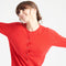 LILLY 4 Cardigan col rond en cachemire cintré rouge-gilet cardigan col rond femme-Studio Cashmere8-S-SC8-00173-rouge-Urbanheer