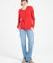 LILLY 4 Cardigan col rond en cachemire cintré rouge-gilet cardigan col rond femme-Studio Cashmere8-S-SC8-00173-rouge-Urbanheer