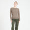 LILLY 4 Cardigan col rond en cachemire cintré taupe-gilet cardigan col rond femme-Studio Cashmere8-M-SC8-00169-taupe-Urbanheer