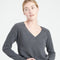 LILLY 6 Pull col V en cachemire ample gris anthracite-col v femme-Studio Cashmere8-S-SC8-00184-gris anthracite-Urbanheer