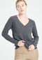 LILLY 6 Pull col V en cachemire ample gris anthracite-col v femme-Studio Cashmere8-S-SC8-00184-gris anthracite-Urbanheer