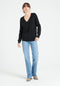LILLY 6 Pull col V en cachemire ample noir-col v femme-Studio Cashmere8-M-SC8-00181-noir-Urbanheer