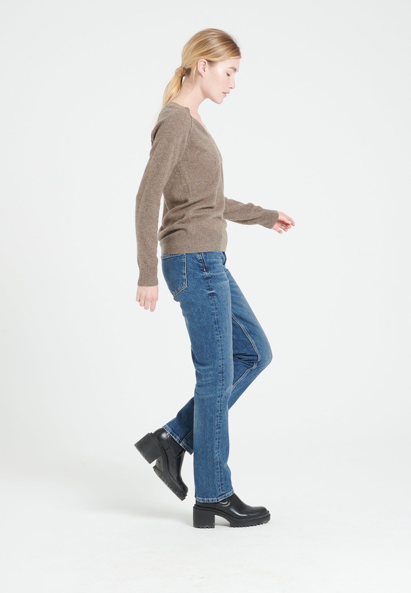 LILLY 6 Pull col V en cachemire ample taupe-col v femme-Studio Cashmere8-2XL-SC8-00185-taupe-Urbanheer