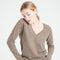 LILLY 6 Pull col V en cachemire ample taupe-col v femme-Studio Cashmere8-2XL-SC8-00185-taupe-Urbanheer