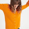 LILLY 7 Cardigan col V en cachemire cintré orange citrouille-gilet cardigan col V femme-Studio Cashmere8-L-SC8-00194-orange citrouille-Urbanheer