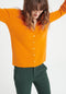 LILLY 7 Cardigan col V en cachemire cintré orange citrouille-gilet cardigan col V femme-Studio Cashmere8-L-SC8-00194-orange citrouille-Urbanheer
