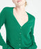 LILLY 7 Cardigan col V en cachemire cintré vert émeraude-gilet cardigan col V femme-Studio Cashmere8-S-SC8-00195-vert émeraude-Urbanheer