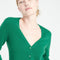 LILLY 7 Cardigan col V en cachemire cintré vert émeraude-gilet cardigan col V femme-Studio Cashmere8-S-SC8-00195-vert émeraude-Urbanheer
