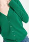 LILLY 7 Cardigan col V en cachemire cintré vert émeraude-gilet cardigan col V femme-Studio Cashmere8-S-SC8-00195-vert émeraude-Urbanheer