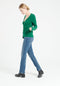 LILLY 7 Cardigan col V en cachemire cintré vert émeraude-gilet cardigan col V femme-Studio Cashmere8-S-SC8-00195-vert émeraude-Urbanheer