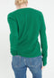 LILLY 7 Cardigan col V en cachemire cintré vert émeraude-gilet cardigan col V femme-Studio Cashmere8-S-SC8-00195-vert émeraude-Urbanheer