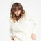 LILLY 8 Sweat à capuche zippé en cachemire blanc écru-gilet à capuche femme-Studio Cashmere8-XL-SC8-00202-écru-Urbanheer