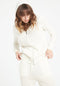 LILLY 8 Sweat à capuche zippé en cachemire blanc écru-gilet à capuche femme-Studio Cashmere8-XL-SC8-00202-écru-Urbanheer