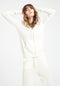LILLY 8 Sweat à capuche zippé en cachemire blanc écru-gilet à capuche femme-Studio Cashmere8-XL-SC8-00202-écru-Urbanheer