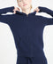 LILLY 8 Sweat à capuche zippé en cachemire bleu marine-gilet à capuche femme-Studio Cashmere8-L-SC8-00199-bleu marine-Urbanheer
