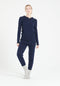 LILLY 8 Sweat à capuche zippé en cachemire bleu marine-gilet à capuche femme-Studio Cashmere8-L-SC8-00199-bleu marine-Urbanheer