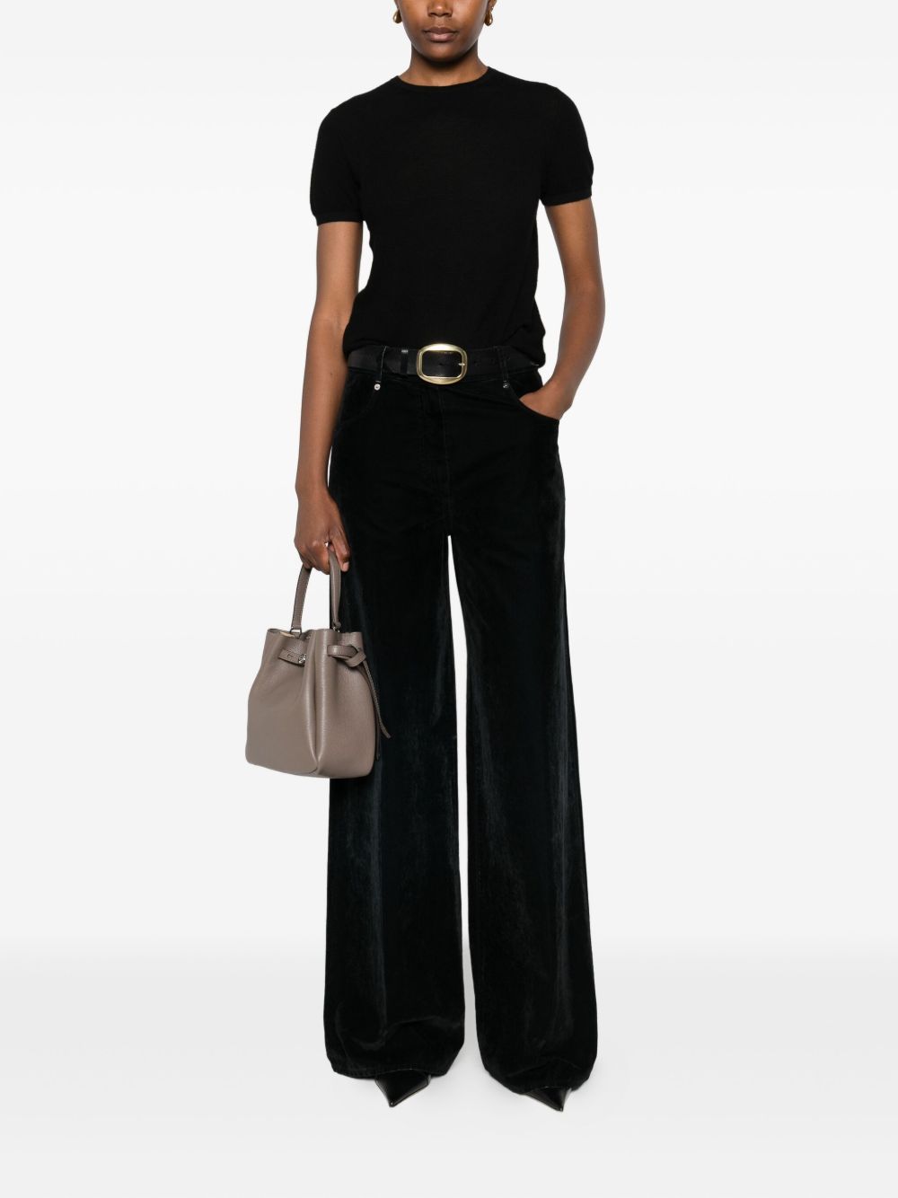 LISA YANG T-shirts and Polos Black