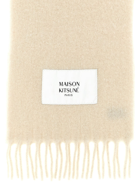 Maison Kitsuné Logo Patch Scarf
