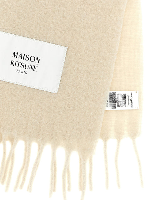 Maison Kitsuné Logo Patch Scarf