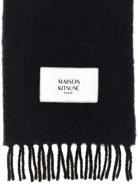 Maison Kitsuné Logo Scarf