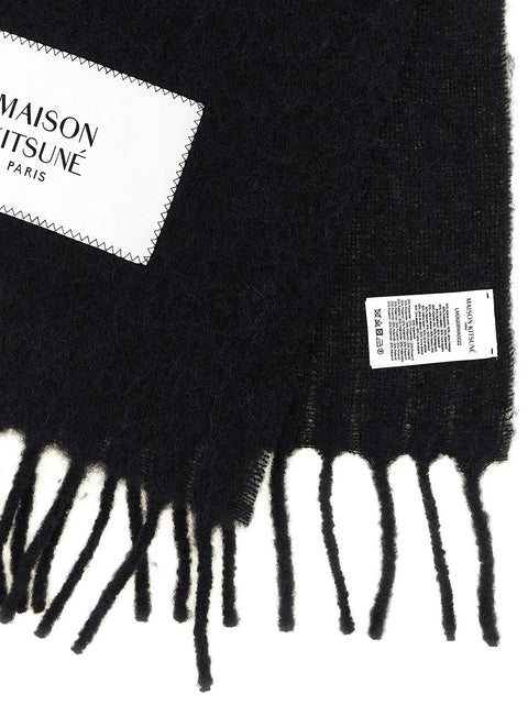 Maison Kitsuné Logo Scarf
