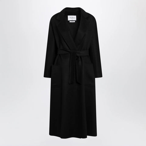 Max Mara Black Ludmilla Icon Coat in cashmere