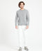 LUKE 2 Pull col rond en cachemire gris clair-col rond homme-Studio Cashmere8-S-SC8-00052-gris clair-Urbanheer
