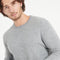 LUKE 2 Pull col rond en cachemire gris clair-col rond homme-Studio Cashmere8-S-SC8-00052-gris clair-Urbanheer