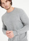 LUKE 2 Pull col rond en cachemire gris clair-col rond homme-Studio Cashmere8-S-SC8-00052-gris clair-Urbanheer
