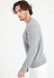 LUKE 2 Pull col rond en cachemire gris clair-col rond homme-Studio Cashmere8-S-SC8-00052-gris clair-Urbanheer