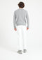 LUKE 2 Pull col rond en cachemire gris clair-col rond homme-Studio Cashmere8-S-SC8-00052-gris clair-Urbanheer
